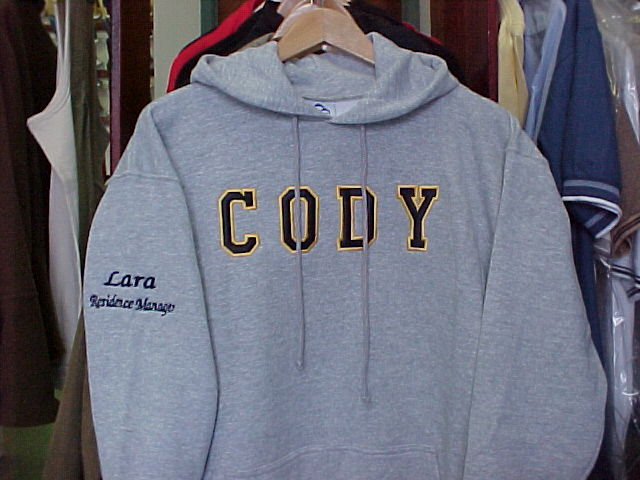 Embroidered or Screened Campus Wear